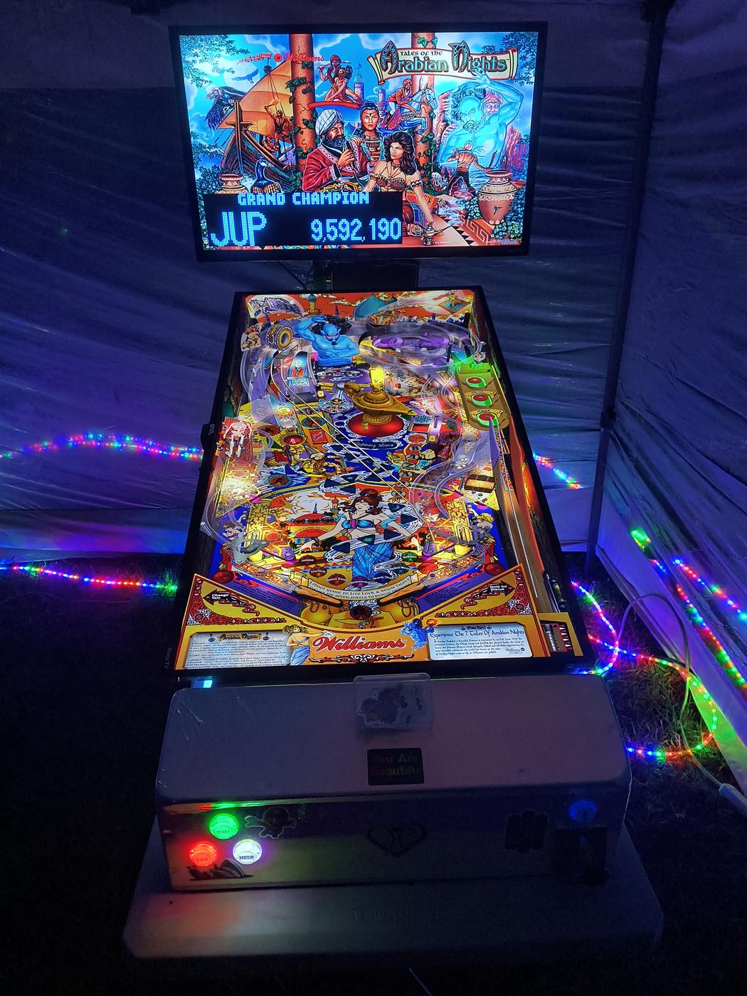 Pinny virtual pinball: Tales of the Arabian Nights